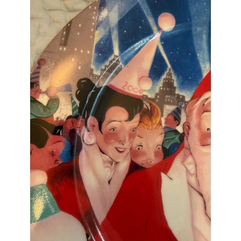 Saks Fifth Avenue William Joyce Millennium 2000 Holiday Porcelain Plate Germany